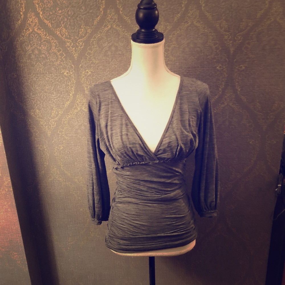 Susana Monaco Heather Grey Shirt